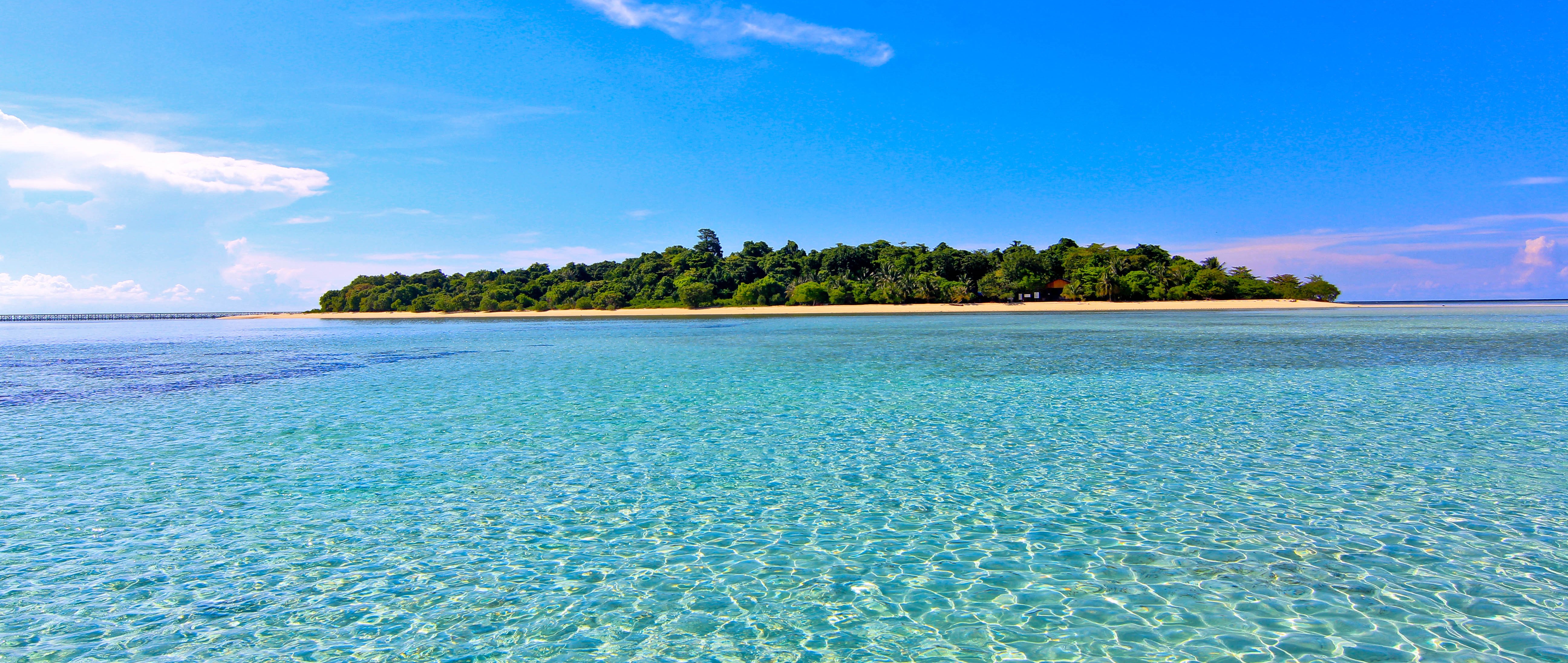 Sangalaki Island aerial view